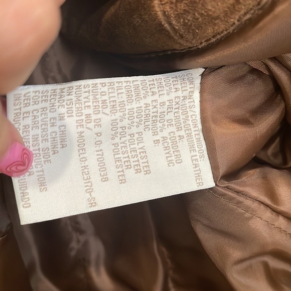 Leather brown jacket - Picture 5 of 5